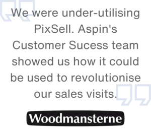 PixSell Sales App for Reps is used by Woodmansterne Publishing