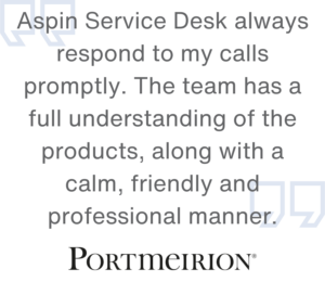 Portmeirion Aspin Service Desk